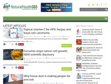 Tablet Screenshot of naturalhealth365.com